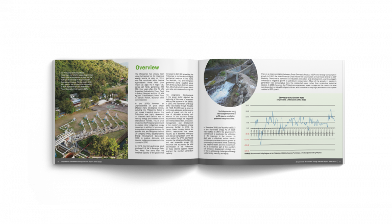 Research, Writing and Design of RE Decade Report for Philippines Department of Energy