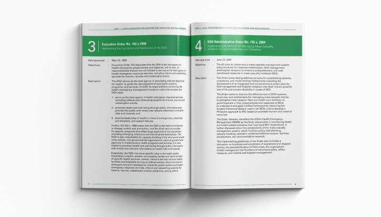 Editing, Graphic Design, and Layout Work on Management of Nutrition in Emergencies Training Modules