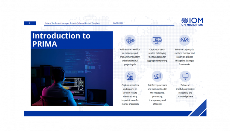 Converting face-to-face content to a Virtual training package on Project Management