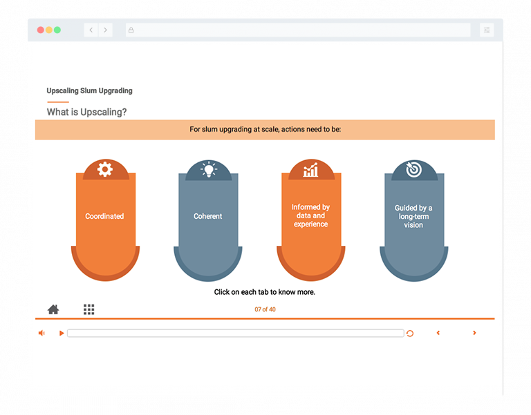 eLearning and Knowledge Management in the ACP region on Slum Upgrading