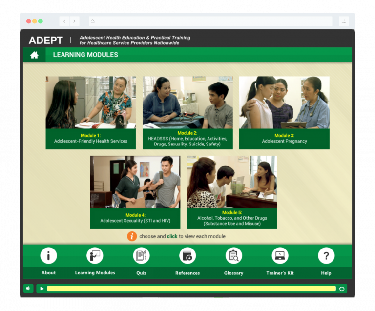 Design, Development and Rollout of eLearning Modules