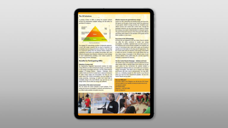 Zero Carbon Resorts – Building Energy Autonomous Resorts